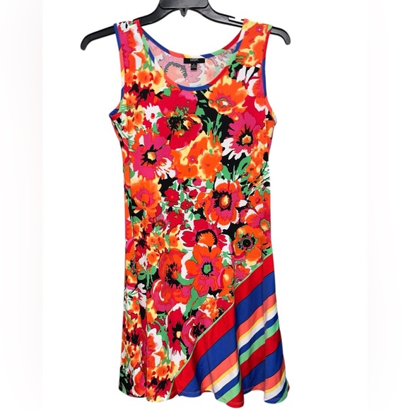 MSK Dresses & Skirts - MSK Multicolor Floral Print Shift Dress 
Size S
